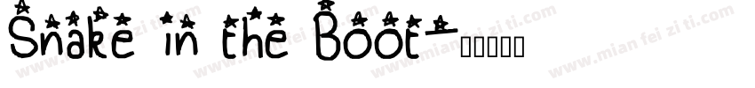 Snake in the Boot字体转换